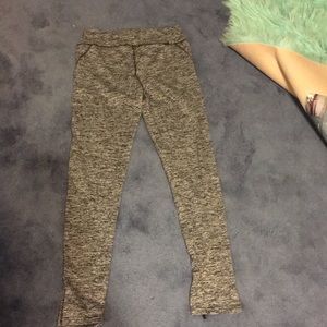 Black and grey workout pants